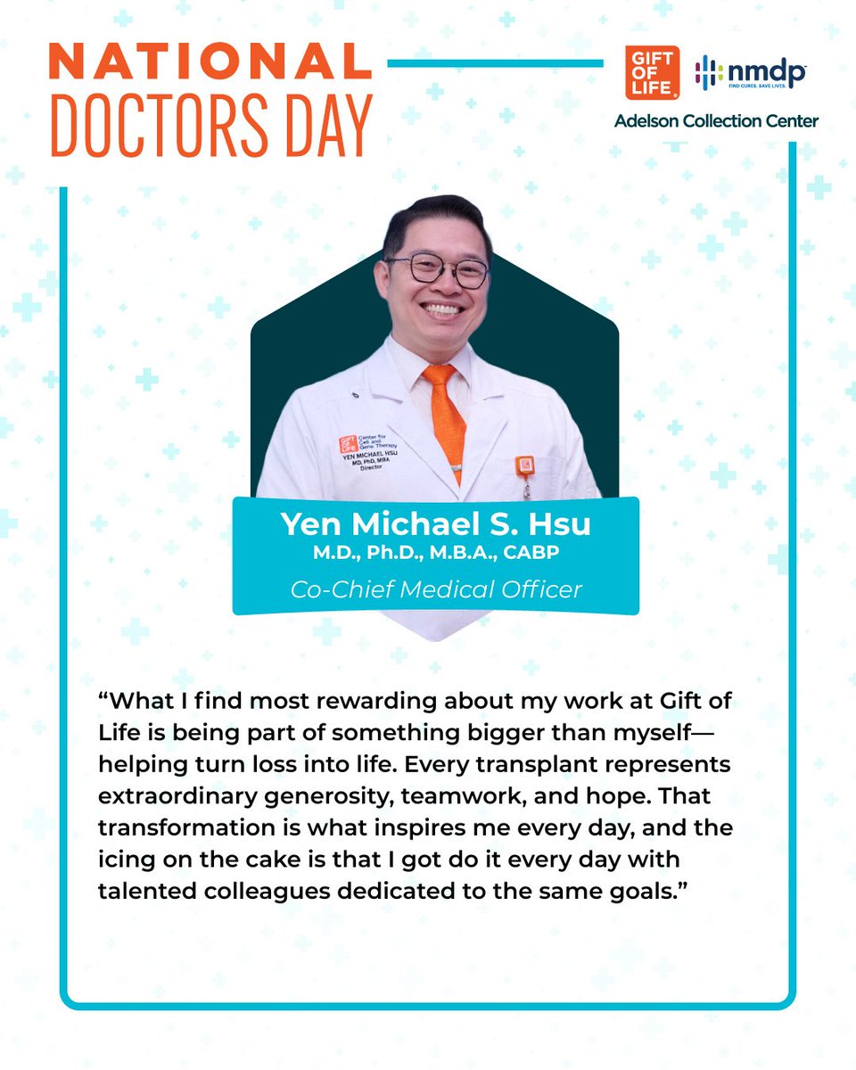 Gift of Life-NMDP Collection Center tweet media