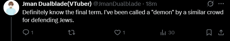 Jman Dualblade(Autistic VTuber) tweet media