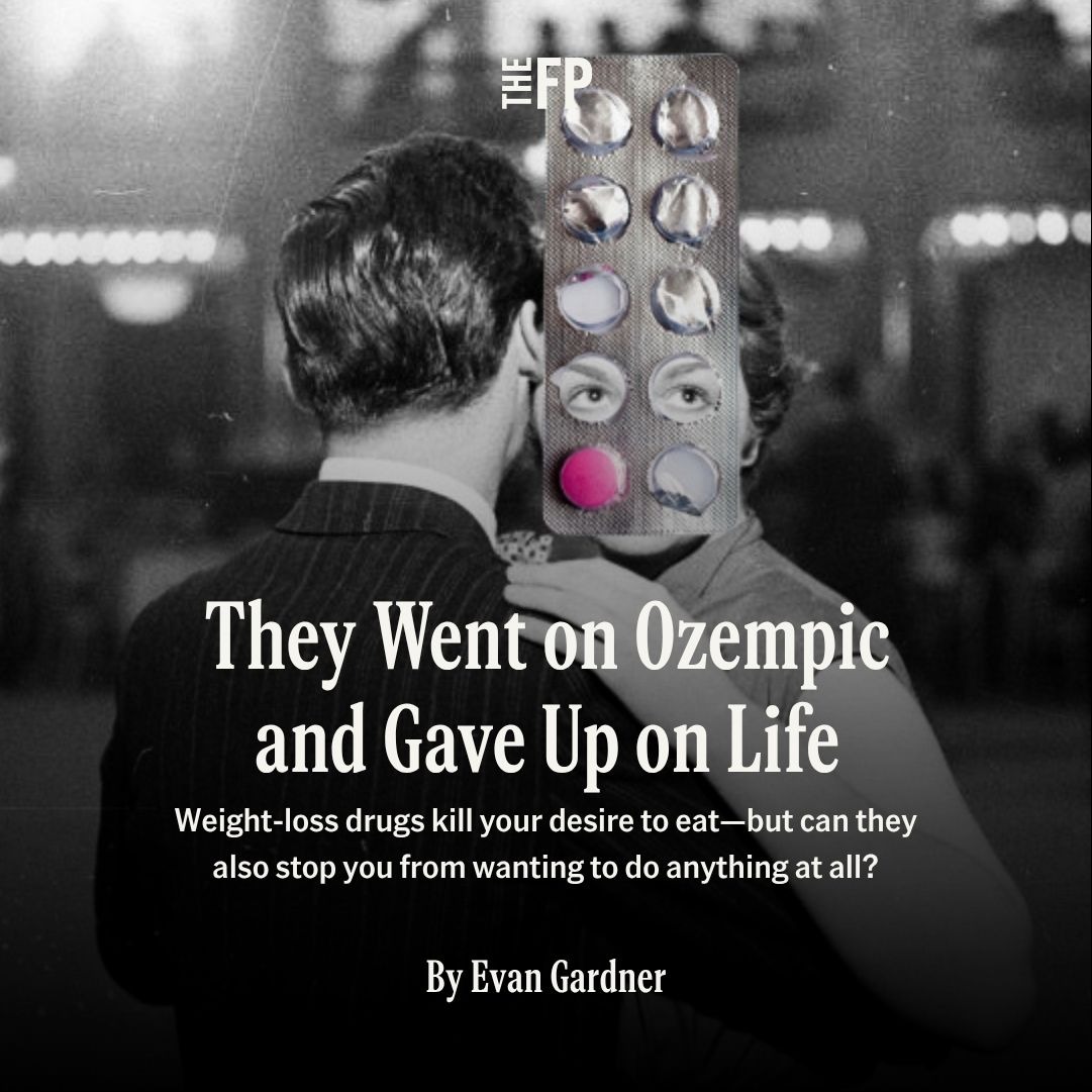 TheFP's tweet photo. GLP-1s are often portrayed as miracle drugs, because they are incredibly effective in treating obesity. They also may be powerful enough to wipe out drug addiction, too. But at what cost?