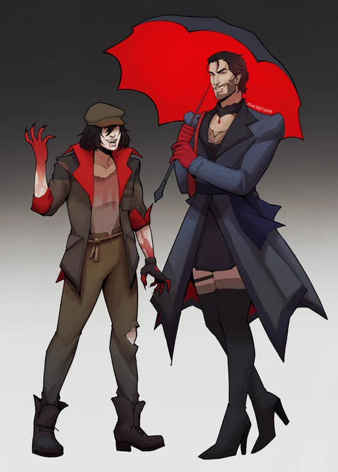 Mina and drifter swap based on @/oldmanfuxker's drawing #deadlock