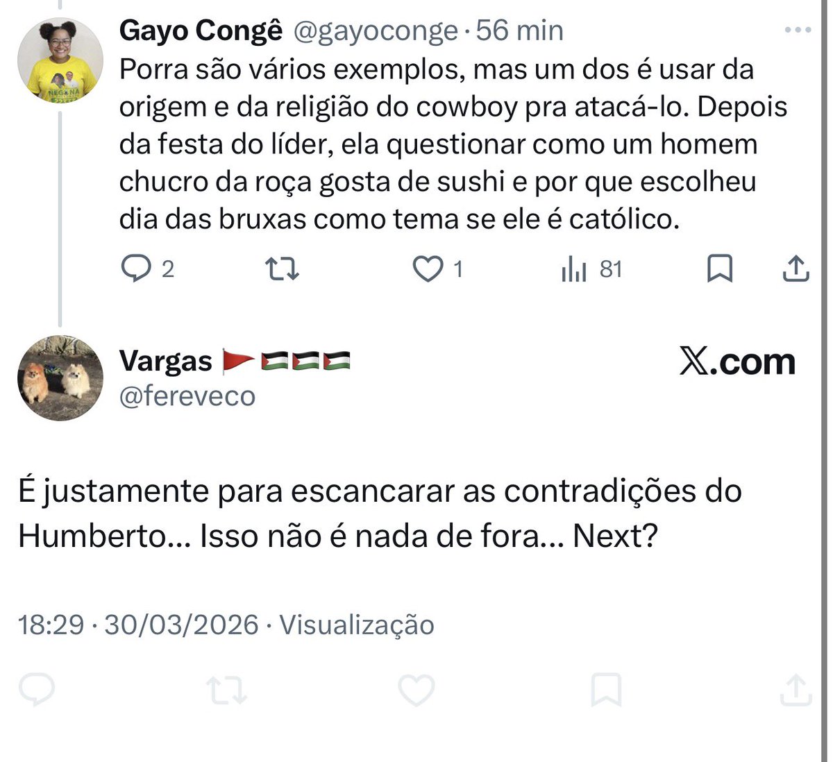 Gayo Congê tweet media