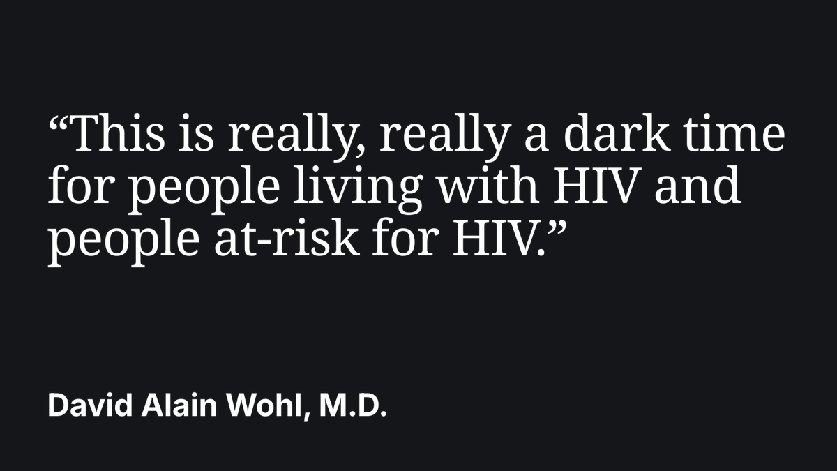 BodyPROHIV's tweet photo. Recorded during a pivotal moment for #HIV care, @UNC_ID's Dr. Wohl unpacks the top #clinical and policy developments shaping the field, and what they mean for prevention, treatment, and equity moving forward.  

A must-listen for HIV clinicians: https://t.co/Kkx3cgrDNX

#HIVCare https://t.co/QJNEq3jVC2