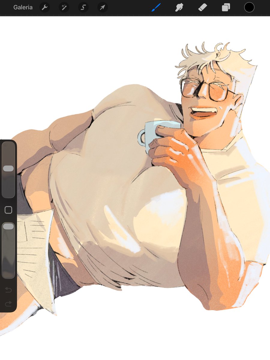 laazyaf_'s tweet photo. Dadbod #gojosatoru again bc I can https://t.co/XKxNFlcOtv