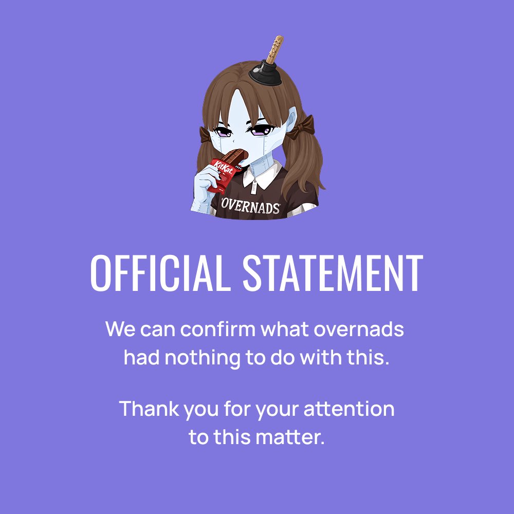 Overnads (mainnet arc) tweet media