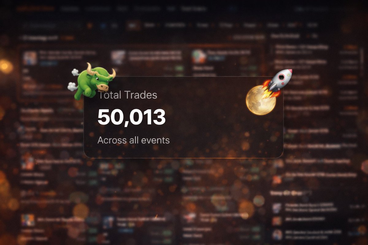 50,000 TRADES ON CLASHPICKS! 🔥🚀

Read that again.

50K decisions.
50K convictions.
50K moments where the community showed up.

And it’s accelerating. This doesn’t stay quiet for long.

Get in early 👇
clashpicks.com