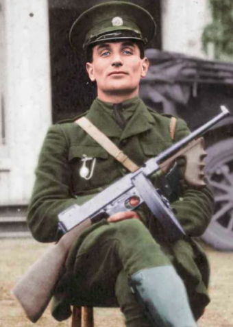 irelandbattles's tweet photo. #OnThisDay 1921 Monaghan IRA under Dan Hogan(pic) rescued their comrade Michael Fitzpatrick from hospital. They snuck into the hospital in their socks to avoid detection. A brief firefight ensued with the guards but the IRA got their man &amp; eight new rifles too.
#Ireland #History https://t.co/8CP27itkKp