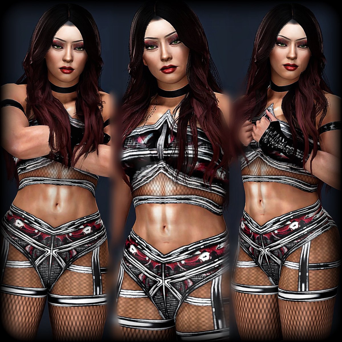 bIoodshxt's tweet photo. 🩸【�ＭＡＹＨＥＭ】🩸
 #WWE2K26 https://t.co/qFsLJnyLTc