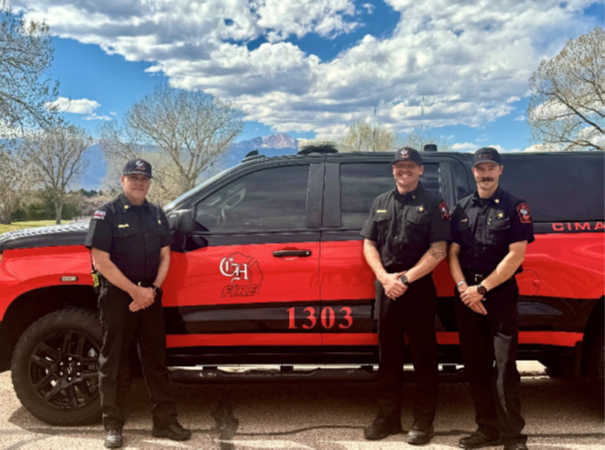 CimHillsFD's tweet photo. CHFD welcomes 3 new Battalion Chiefs - Meet Michael Evers, Michael Wupper, and Michael Anthony - yes, you read that correctly!    Read the press release and learn more on our website: https://t.co/K4kO7TtGk8 https://t.co/mK3aYTD9pp