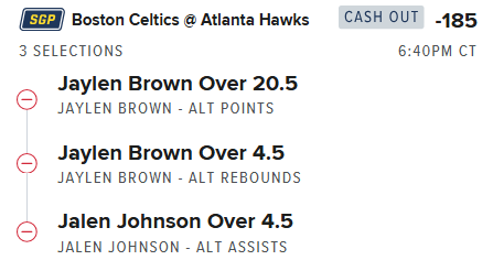Skybox_Picks's tweet photo. A little something to watch for during the game.

Jaylen Brown - Boston Celtics
Jalen Johnson - Atlanta Hawks

#NBA #GamblingX #FreePicks https://t.co/R3gqF7nfL0