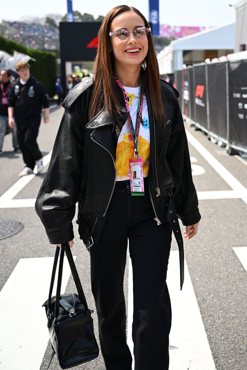Brie Larson Racing Brie Larson at F1 Grand Prix of Japan in Suzuka March 2026