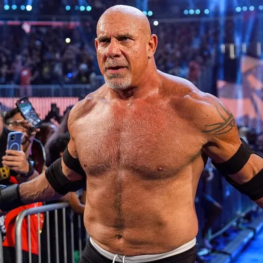 Planeta_Wrest's tweet image. Goldberg respondió a un fan que criticaba a la #WWE por interrumpir su discurso el año pasado en #SNME:

“Sí, bueno, ¿qué crees que me aportó? Me hizo muy feliz. Solo demuestra la falta de respeto que me tienen”.

Goldberg luego dijo “100%” cuando el fan llamó idiota a Triple H.