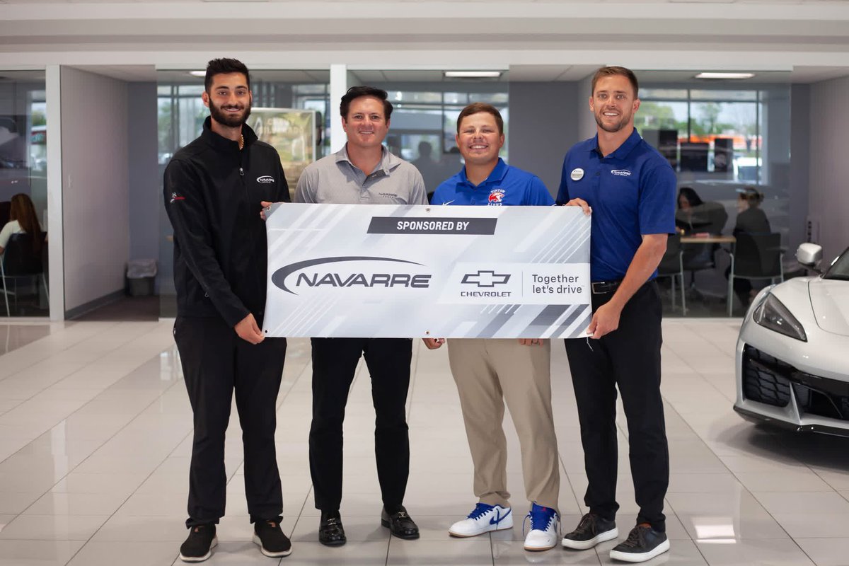 daneclark12's tweet photo. We are incredibly thankful for the amazing support from Navarre Chevrolet!

Because of their generosity, our program will be able to purchase a brand new set of pinstripe uniforms for our players. This means more than just new uniforms — it’s an investment in our athletes, our program, and the pride of Vinton High School Baseball.

We truly appreciate your commitment to supporting our team and community. Thank you for helping us continue to build something special! ❤️🦁⚾️