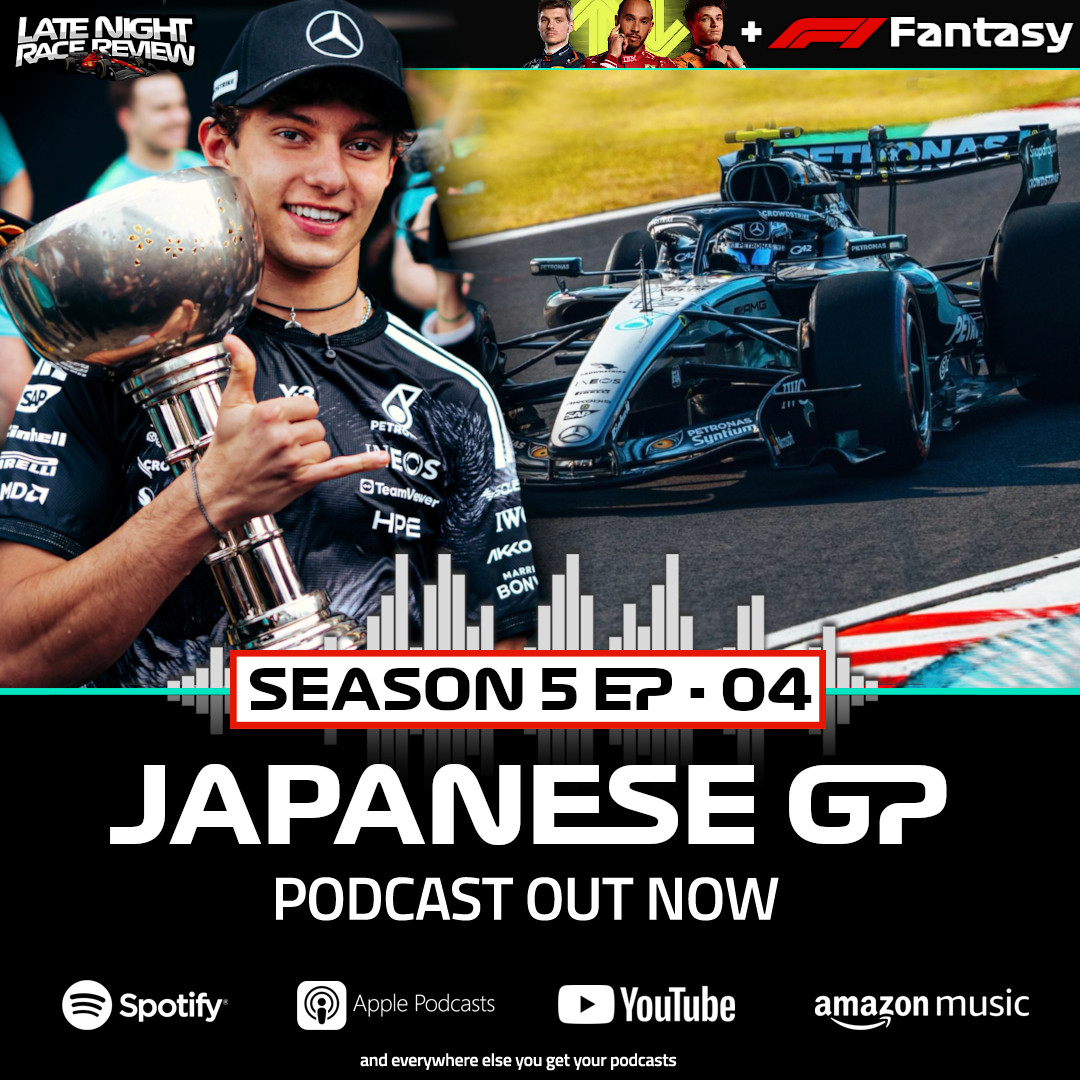 LNRaceReview's tweet photo. Kimi Antonelli takes the Championship lead at Suzuka!!! 🇯🇵🏆

Our coverage of the #F1 #JapaneseGP is now live!!

Make sure to check it out below &amp; let us know your thoughts on this weekends grand prix 👇

Spotify : https://t.co/bbKgmE9D5H

YouTube :  https://t.co/a6Ctjuqgrx https://t.co/tWWyoCtk8A