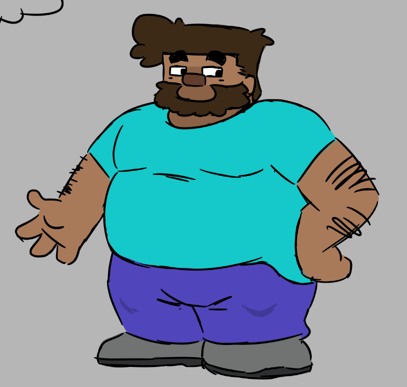 Wana do my own rendition of Steve, but as an appart OC 👀