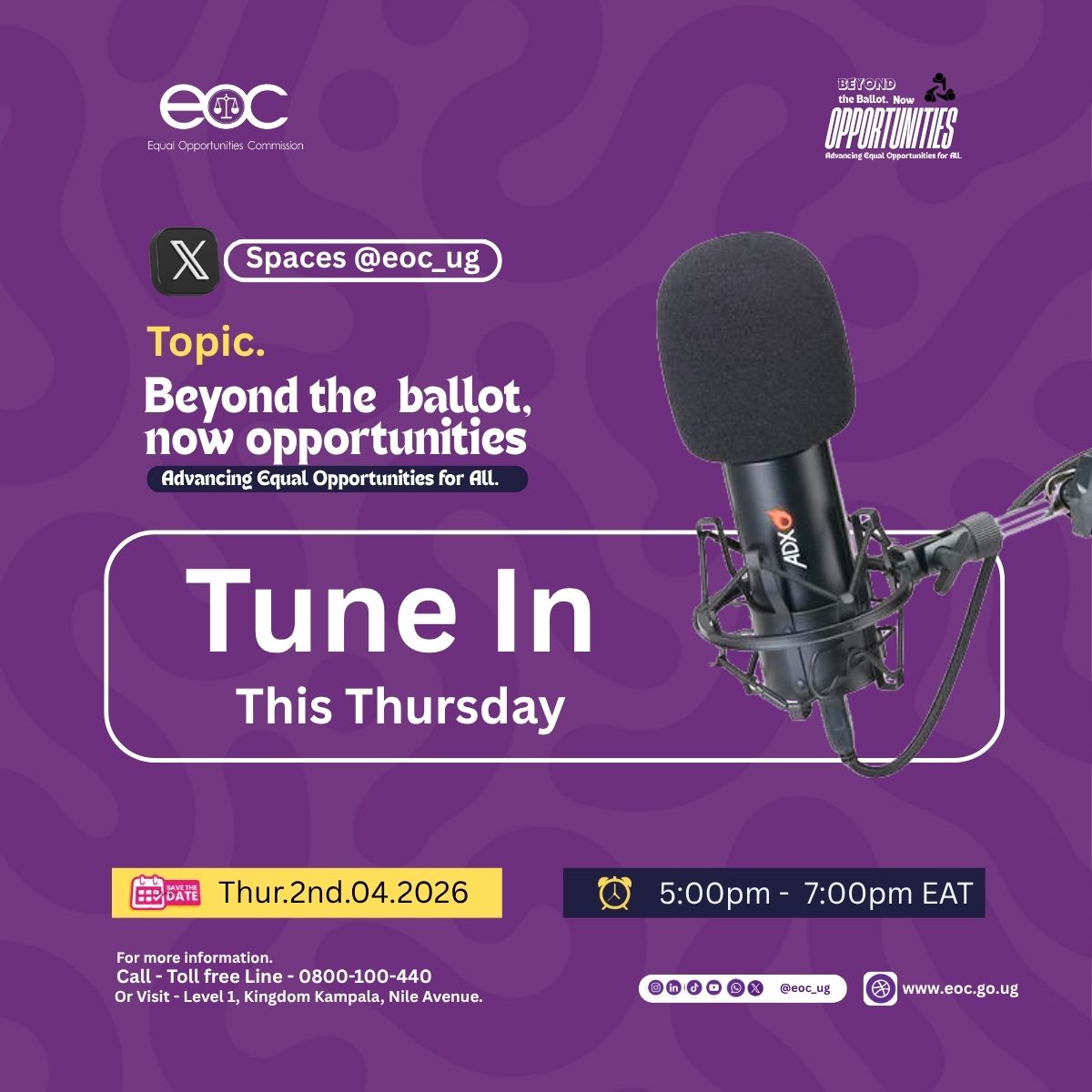 Equal Opportunities Commission tweet media