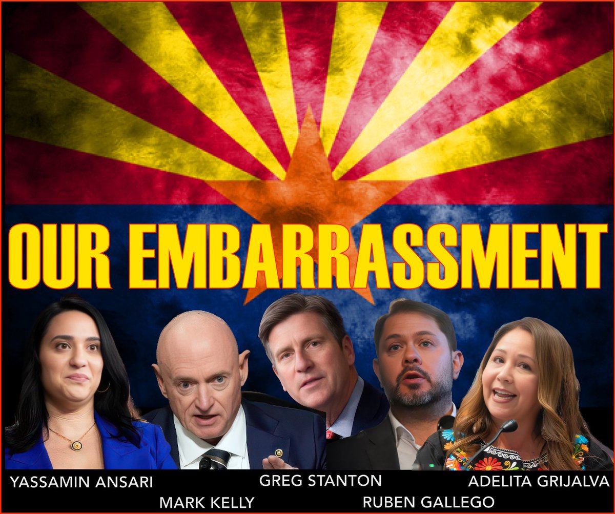 <a href="/RepYassAnsari/">Congresswoman Yassamin Ansari</a> <a href="/RepGregStanton/">Rep. Greg Stanton</a> <a href="/Rep_Grijalva/">Rep. Adelita Grijalva</a> The three biggest communist fucktards and an embarrassment of Arizonians all in one place. Break out the hammer &amp; sickle. Hope you're supplying the Xanax and barf bags to those who show up. The amount of gaslighting &amp; lies from y'all will make everyone ralph.