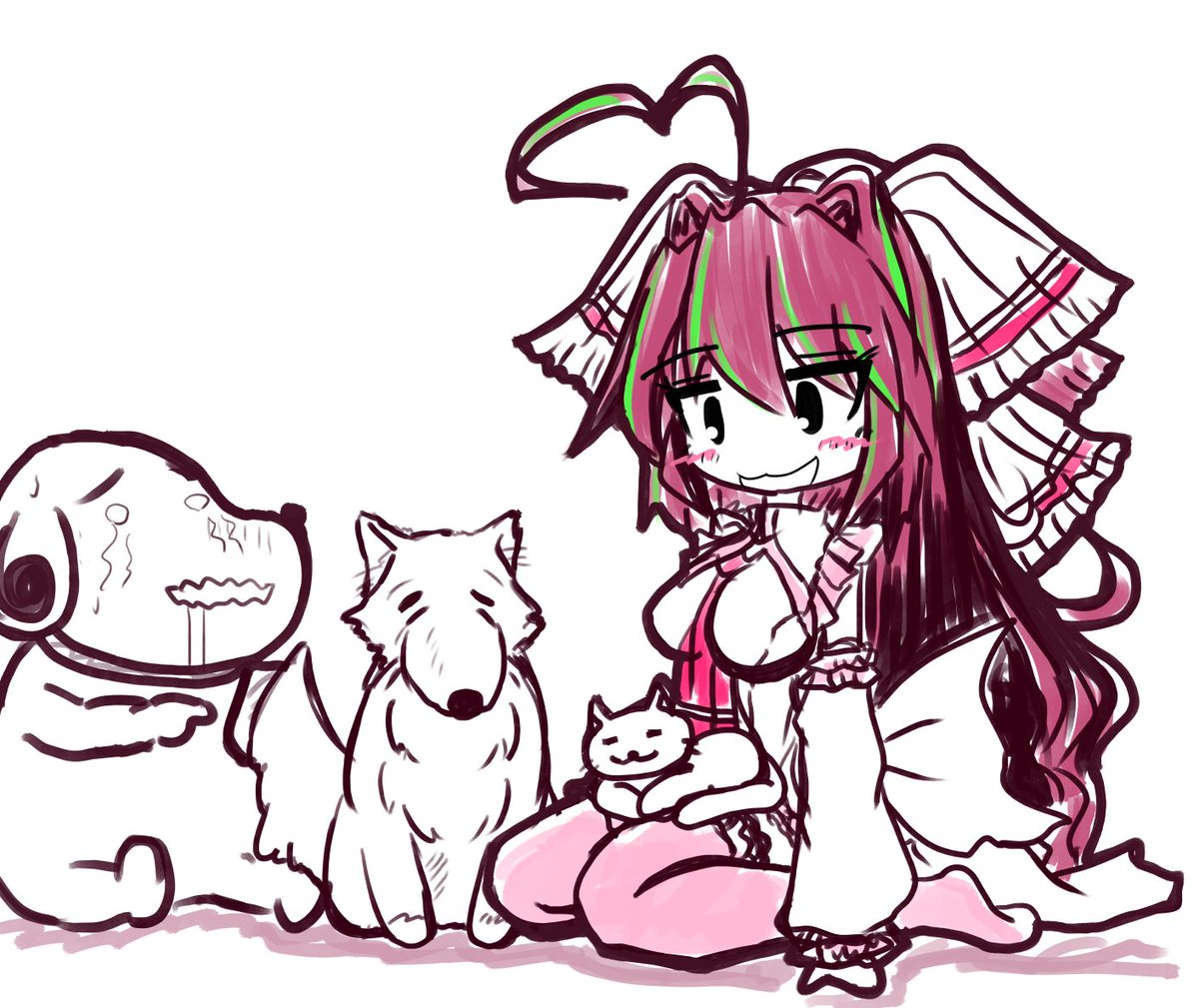 #今月描いた絵を晒そう
気楽に描いたやつばかりだね〜 