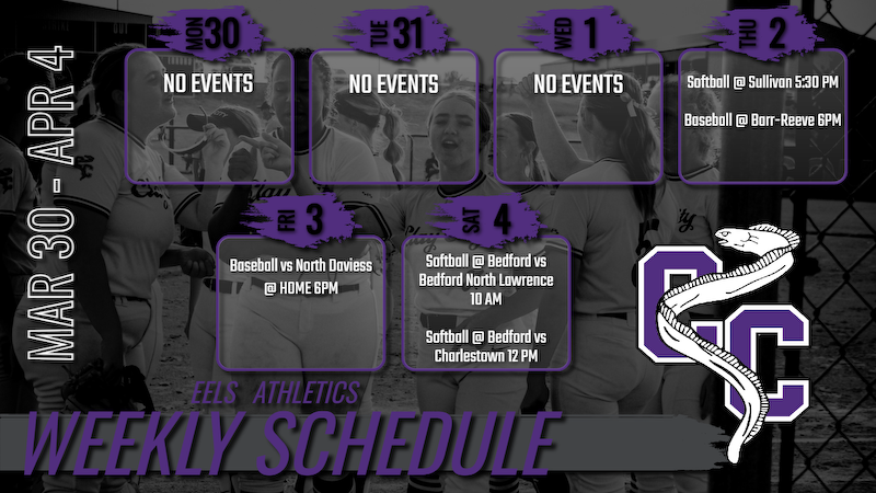 claycityeels's tweet photo. This week in athletics! https://t.co/Ue099sIHzw
