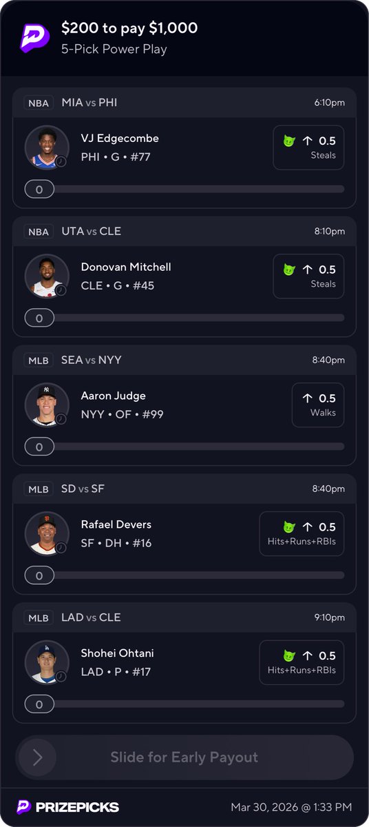 bets_martingale's tweet photo. @playbook Draftkings slip https://t.co/1OLW2OKlGR
