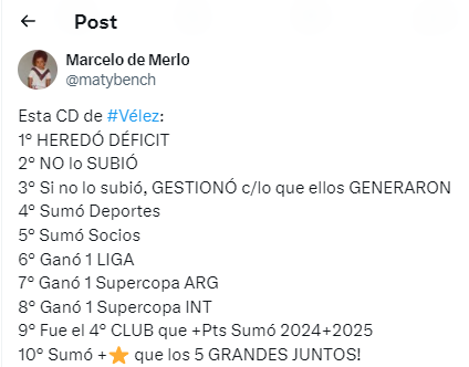 Marcelo de Merlo tweet media