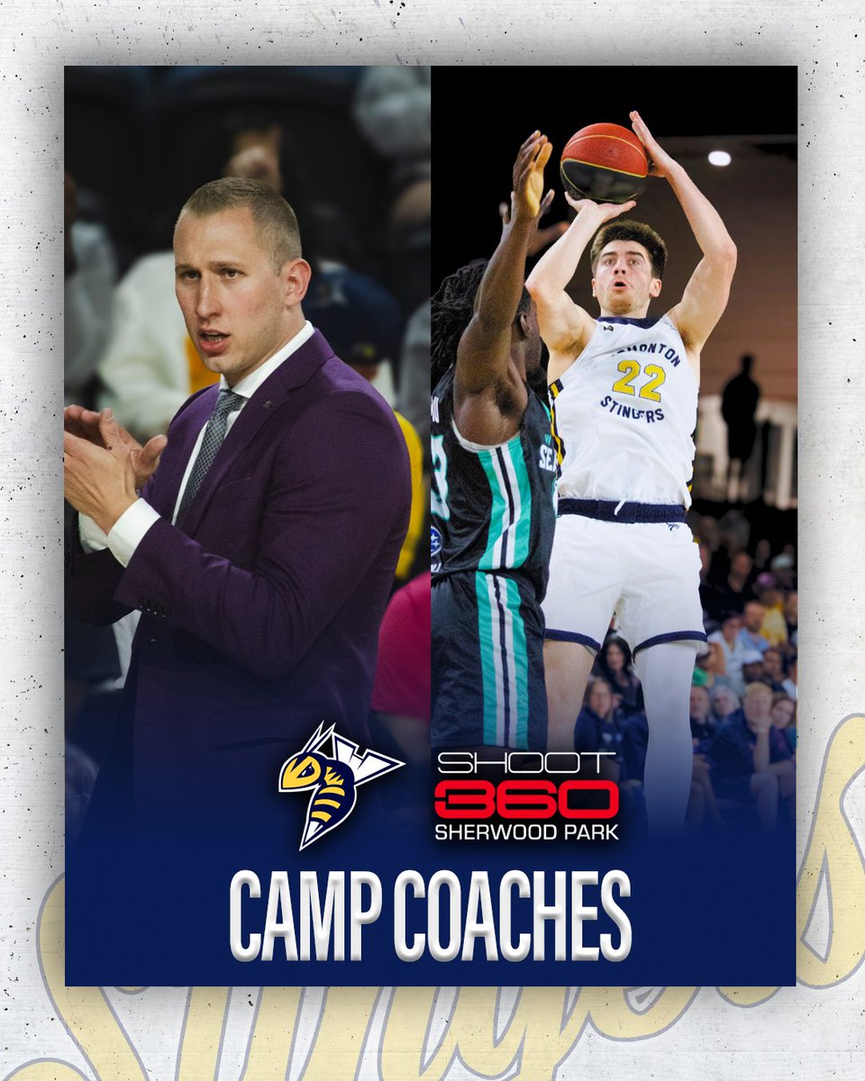 ED_Stingers's tweet photo. We are excited to announce the coaches that will be joining us at our Edmonton Stingers x Shoot 360 camp!
🔗to register:
https://t.co/ZHPNajuShu https://t.co/4RZnMPaxFj