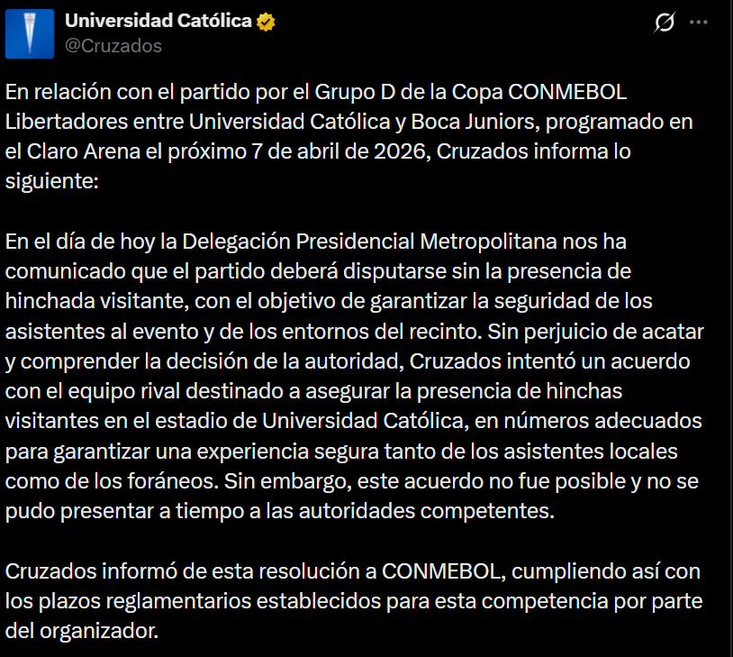 Boca Juniors - La12Tuittera tweet media