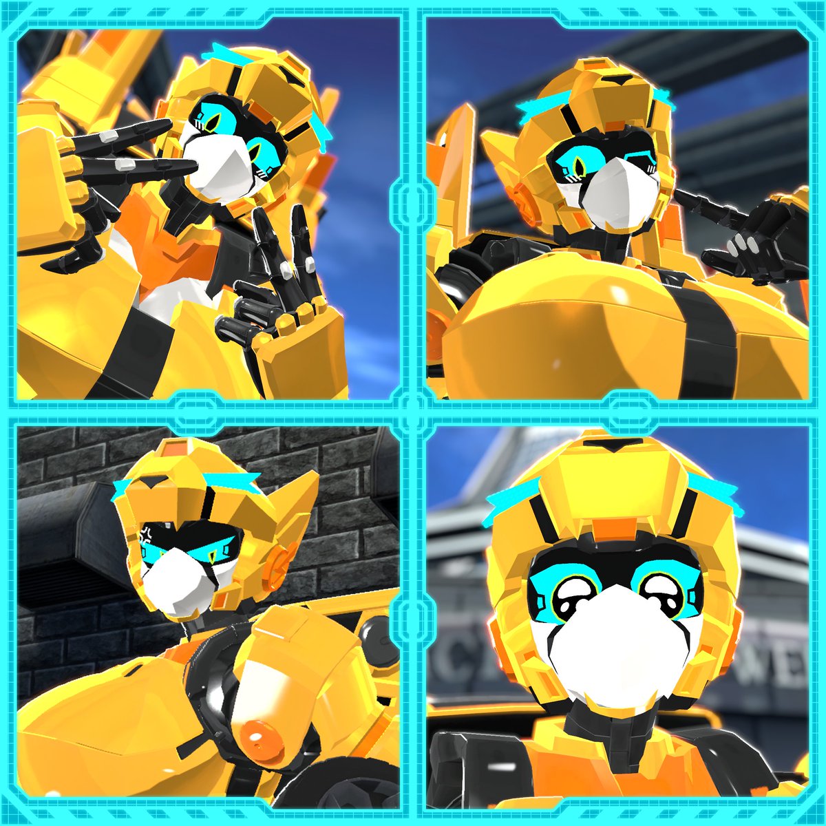 I'm really happy to finally be able to give you guys this model!

Don't forget, if you want to try her out first, just go to my VRChat world:
vrchat.com/home/launch?wo…

And if you want to get the full model and support me just head over to my payhip site:
payhip.com/JallerArts