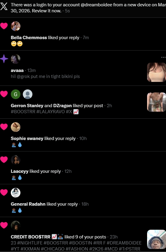 dreamboideee's tweet photo. NOTISS #NiGHTLiFE #BOOSTRR #BOOSTIN #RR F #DREAMBOiDEE #YT #XXMAN #CHICAGO #FASHION #2K26 #MCD #TrPSTRR #VLOGMP4 #MSGS #SPIN https://t.co/KsbdUJhjfe