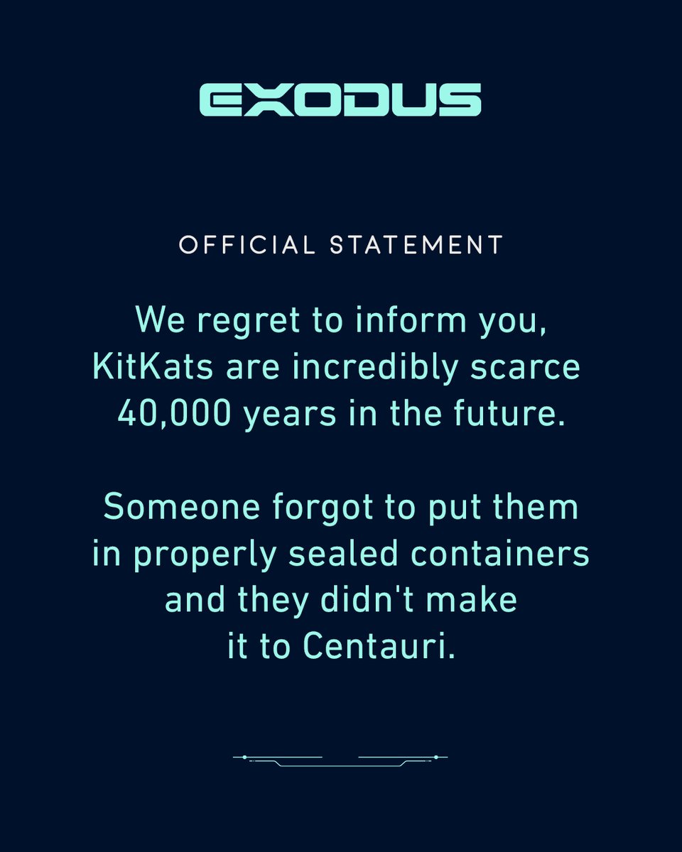EXODUS tweet media