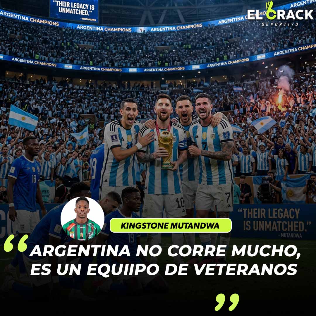 "𝙈𝙐𝘾𝙃𝙊𝙎 𝙑𝙀𝙏𝙀𝙍𝘼𝙉𝙊𝙎" 😳🇦🇷 𝙇𝘼 𝙁𝙍𝘼𝙎𝙀 𝙌𝙐𝙀 𝙎𝙐𝘽𝙀𝙎𝙏𝙄𝙈𝘼 (𝙊 𝘼𝘿𝙈𝙄𝙍𝘼) 𝘼 𝙇𝘼 𝙎𝘾𝘼𝙇𝙊𝙉𝙀𝙏𝘼

En la previa de otro desafío internacional, una declaración desde Zambia puso el foco sobre la esencia de la Selección Argentina. El delantero Kigstone