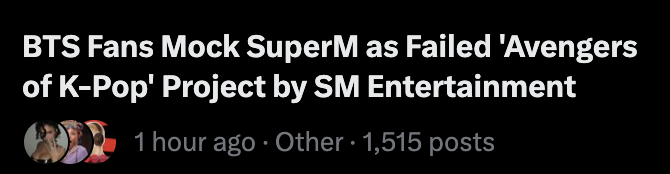 _______pritha's tweet image. who is SUPERM?