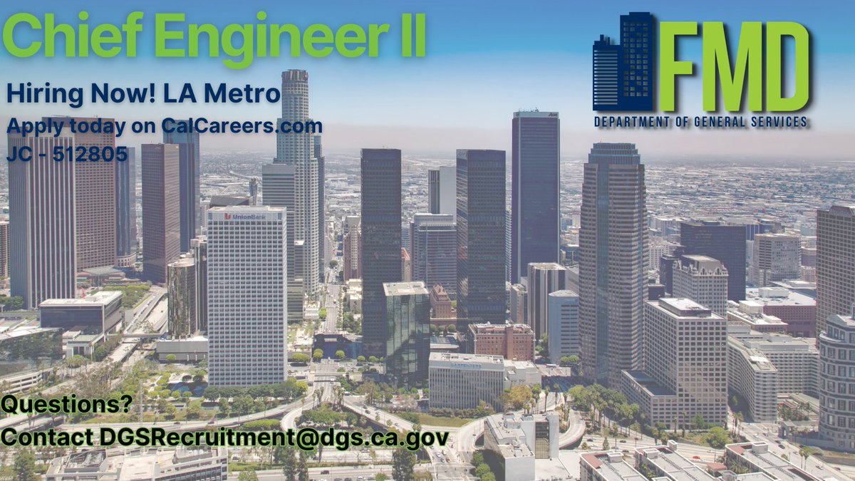 California DGS tweet media