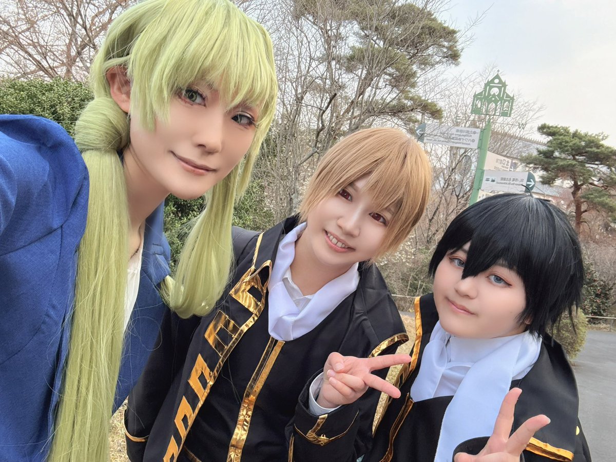おはようございますーん！帰りがけに銀魂のおふたりにお会いできてニコニコの私でしたがこちら終了3分前とかそんなんでめちゃくちゃ高速で自撮りしたの図www！！！
好きな作品もだいたい被っててとっても嬉しい(#^.^#)またお会いしたいですー！！( 💓∀💓)
 #明治村コス
