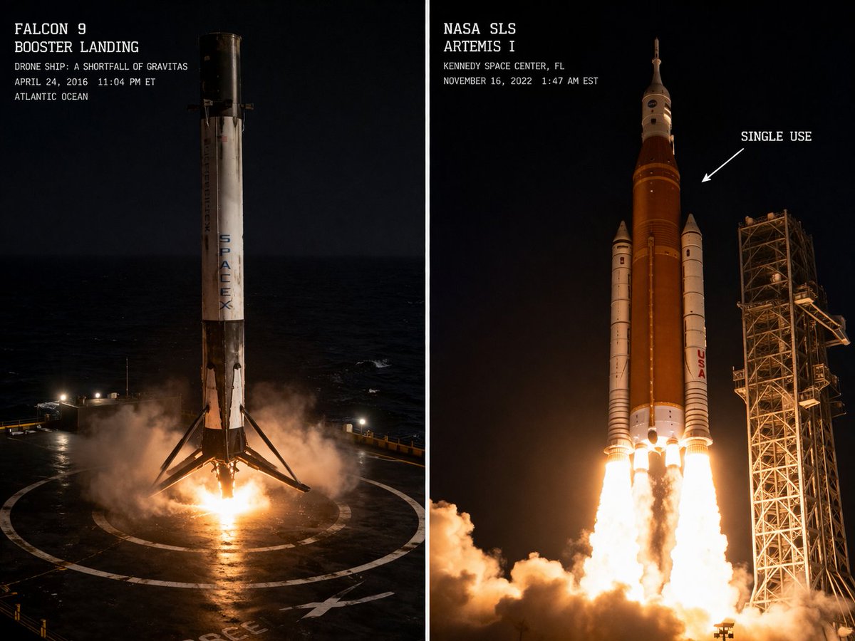 🚀 That booster is worth roughly $37 million to build. Refurbishment ...