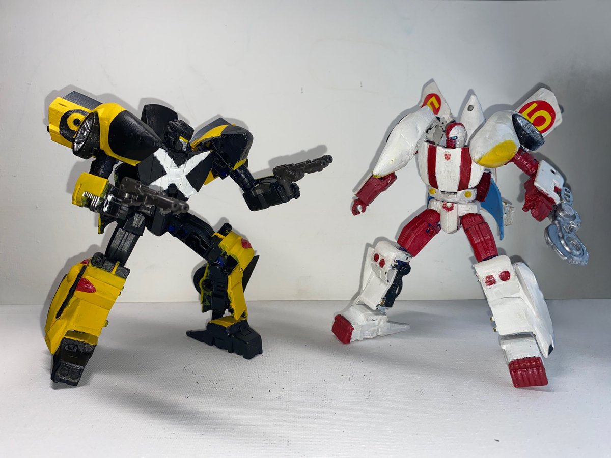 Speed Racer - Mach 5 &amp; Shooting Star

Reposting these for no particular reason :)  

#Transformers #Maccadam #speedracer