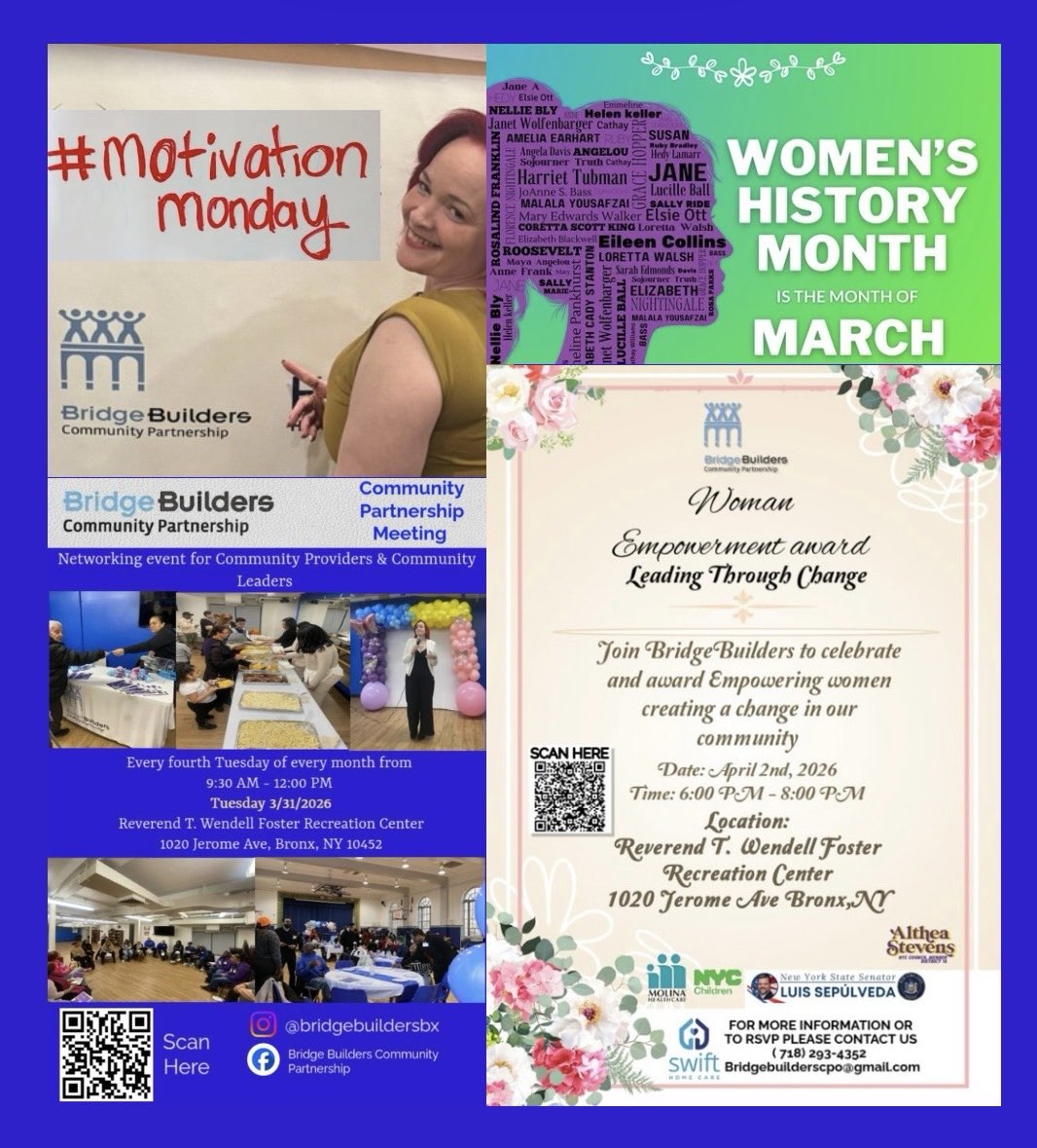BBCPBronx's tweet photo. For #motivationalmonday of “Women History Month” Are you motivated like our supervisor for Community Partnerships meeting and Women Empowerment celebration this week ? https://t.co/yJPu3x7fKX