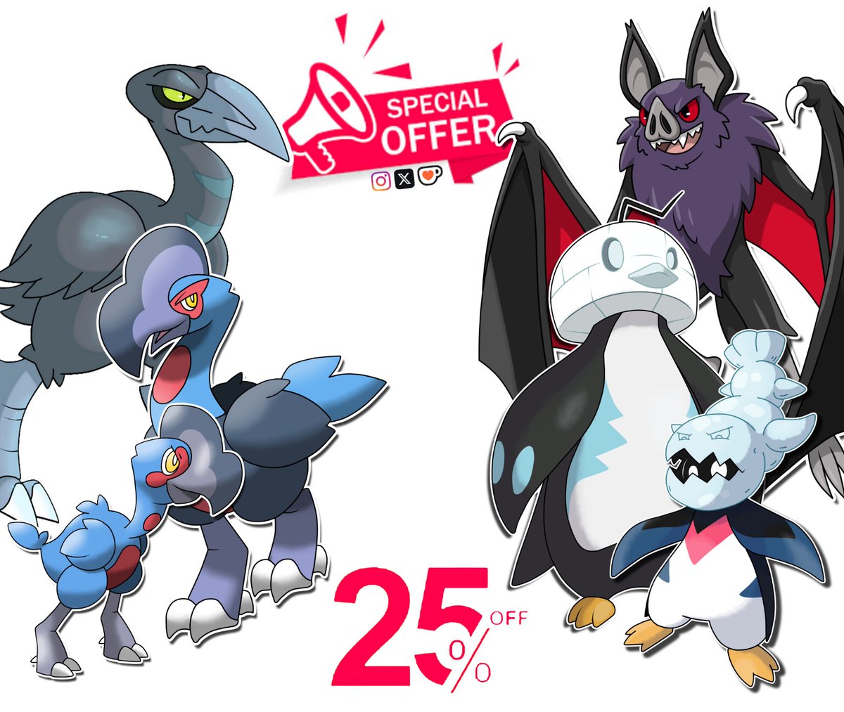 JhonnyBoyArts Fakemon tweet media