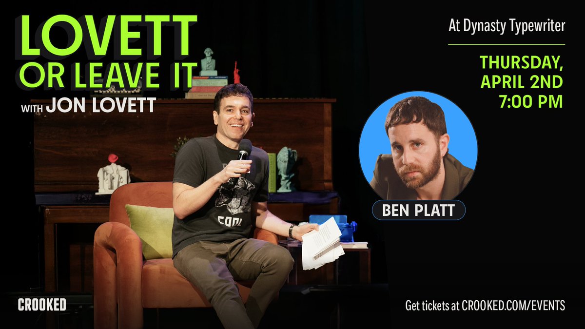 Crooked Media tweet media