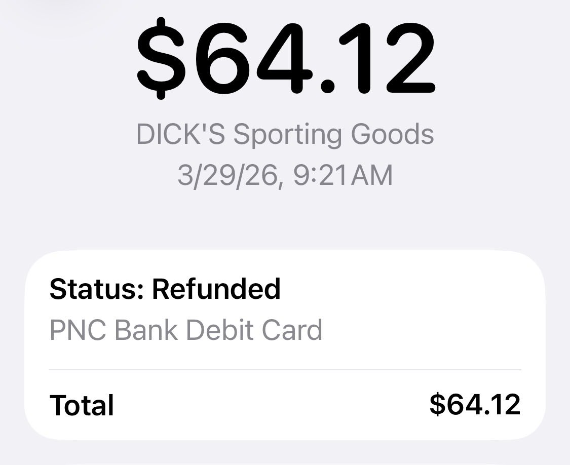 GovtFromage's tweet photo. So @DICKS refunded my order yesterday and today in chat the order is “unable to be found”. Shocking that the price of the item went up today. #dishonest https://t.co/Xe9a9ZZfHs