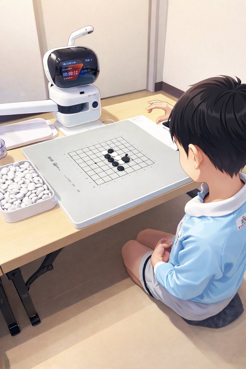 月曜教室

半年前に体験に来た年長さんが正式に入会しました

月曜は久しぶりの新規入会です

簡単なおさらいをした後、ひたすらロボットで石取り

取り方を思い出したところで、4級にレベルアップ

実は石取られないゲームと教えたら、忠実に守ってすぐに半分勝てるように

期待の新人