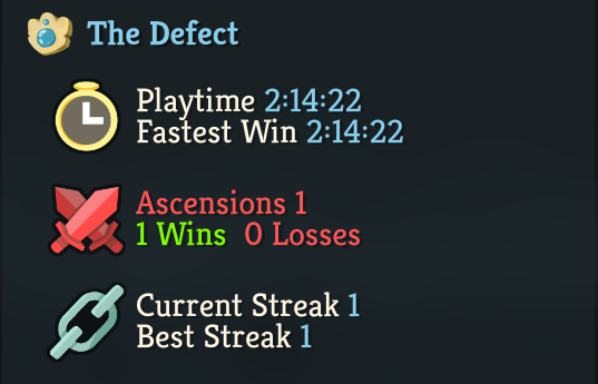 _Emulator's tweet photo. 100% win rate with the defect in #StS2 baby EASY... don't ask me about my ironclad runs please https://t.co/eizcnoIAIK