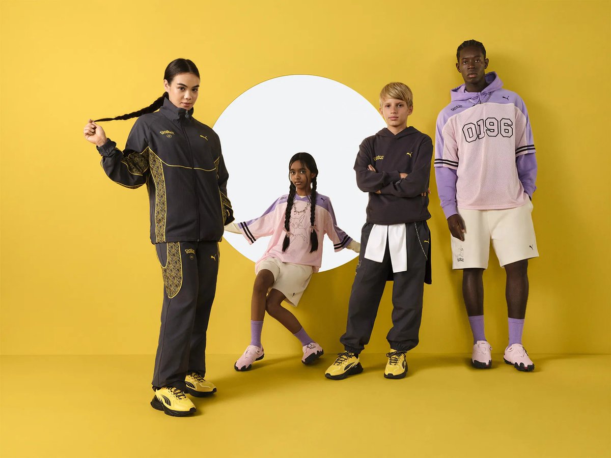 pokejungle's tweet photo. Here's a look at the Puma and Pokémon collaboration that's coming on April 2! 👟 https://t.co/gDEW2vRD8G