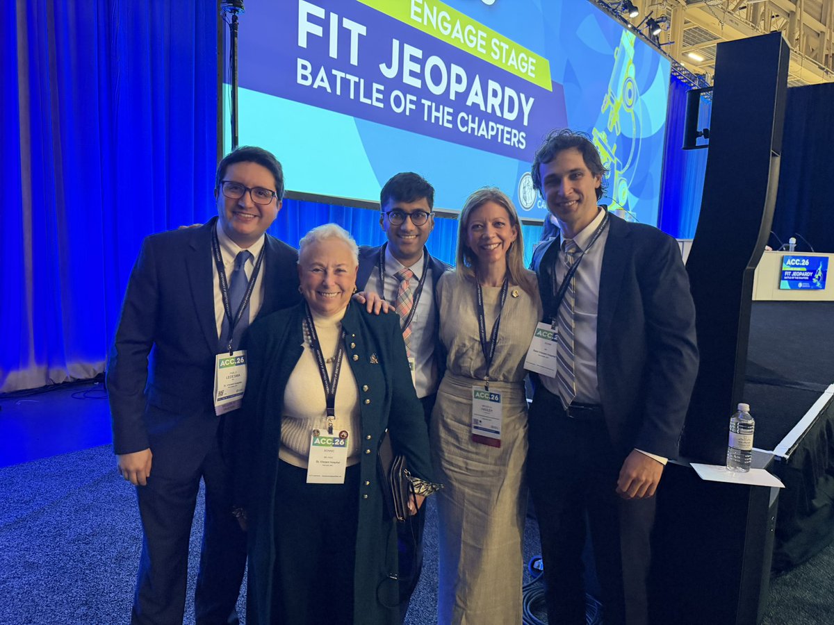 MLHadleyDO's tweet photo. Huge congratulations to Dr. Kannu Bansal, Dr. Pablo Ledesma, and Dr. Adam Doerr of @SaintVincentMA Hospital for representing #Massachusetts at the #ACC26 #Scientific Session and #winning the national #FIT #Jeopardy #competition!

Their #knowledge, #teamwork, and #composure on a #national stage were truly #outstanding. This #achievement reflects the strength of their training and brings tremendous #pride to our #Massachusetts #cardiology #community and the @ACCMass @ACCinTouch 
@KannuBansalMD @pledesma_MD @adamly1124 @WorcDMS @TweetWorcester 
An #incredible #accomplishment—well deserved and #inspiring to us all. 👏