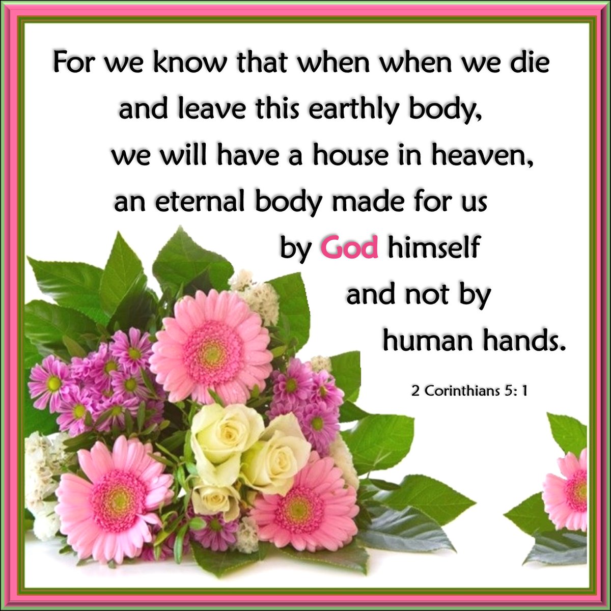 In heaven we will finally be all God created us to be—for eternity. As much as we enjoy our lives now, heaven will be better. God has created a place especially for each one of us!