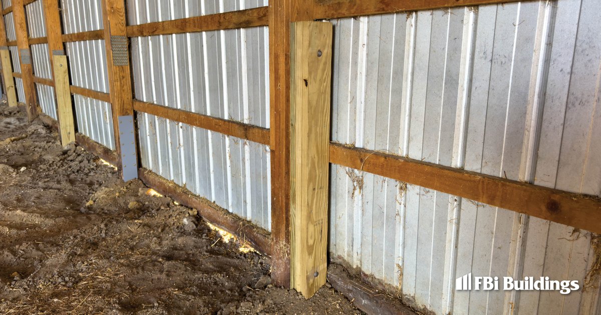 Rotted columns are one of the most common pole barn repairs we see in older structures. 🦠 #MakeoverMonday

Our post-frame construction crews replaced the rotted columns in this 1980s pole barn, reinforcing its structural integrity. ✨

hubs.la/Q045N62l0