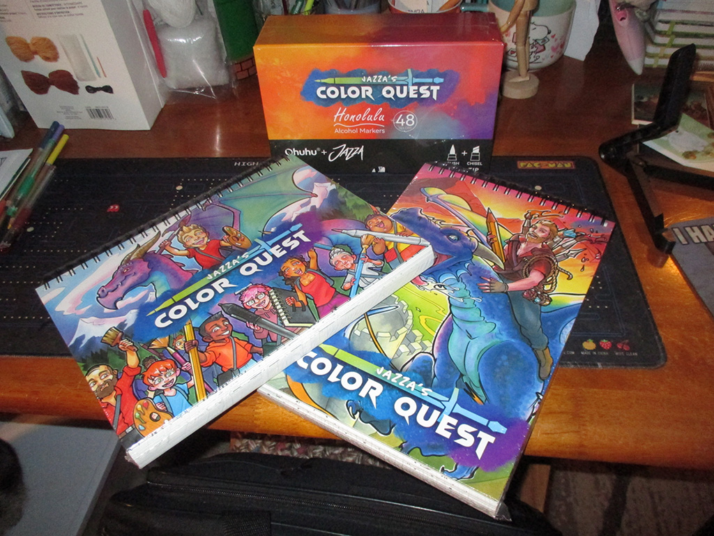 Codiekitty's tweet photo. Got my Color Quest from @JazzaStudios today! https://t.co/lOpW05RYve