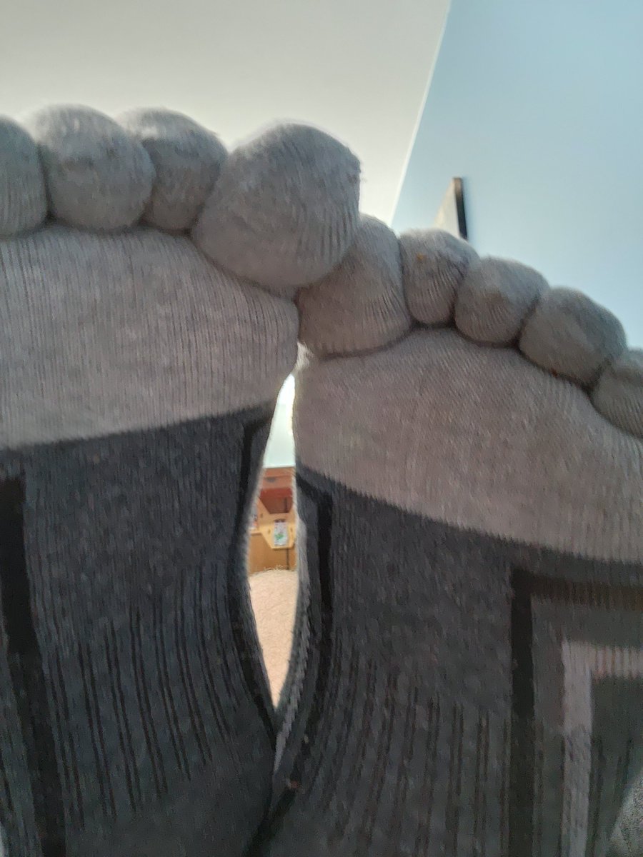 Here you footpets go, some full toed socks for everyone~
Bet you can imagine the kind of musk these boys can absorb and keep between each toe when walking on my feet all day~
Go on, huff, what's the worst that could happen?
So what if you lose hours of your day to my feet?~
🤭
