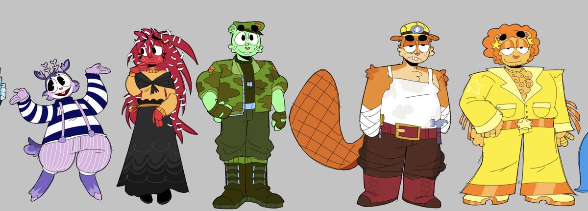 draws_bug98965's tweet image. These tree friends sure are happy!
(Minus lumpy and cro-marmot bc I’m indifferent to them lol)

#htf #happytreefriends