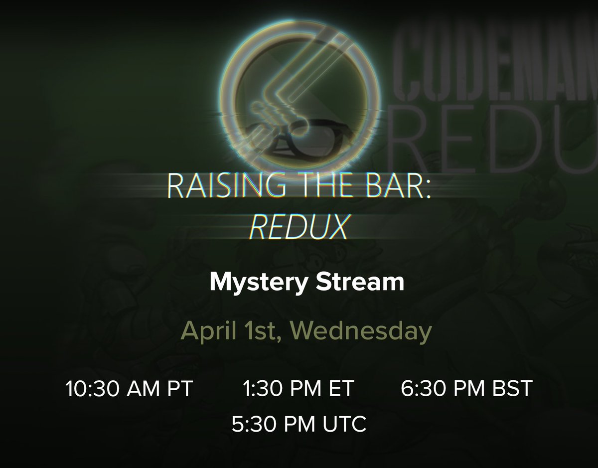 Raising the Bar: Redux tweet media