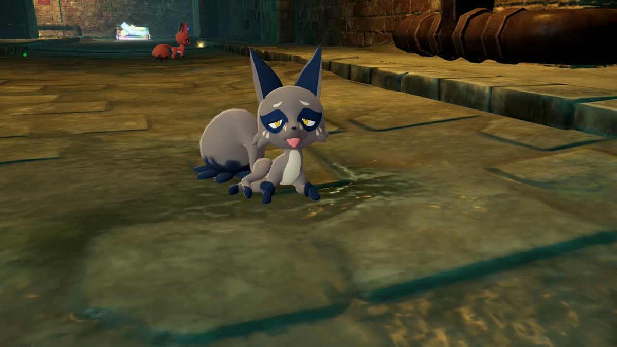 FrankCharbonne1's tweet image. I just caught this adorable little fella his nickname is Urgan Nagru. My #Thievul Slagar has a new apprentice. Both Slagar and Urgan have come from Hyperspace Lumiose   #Nickit